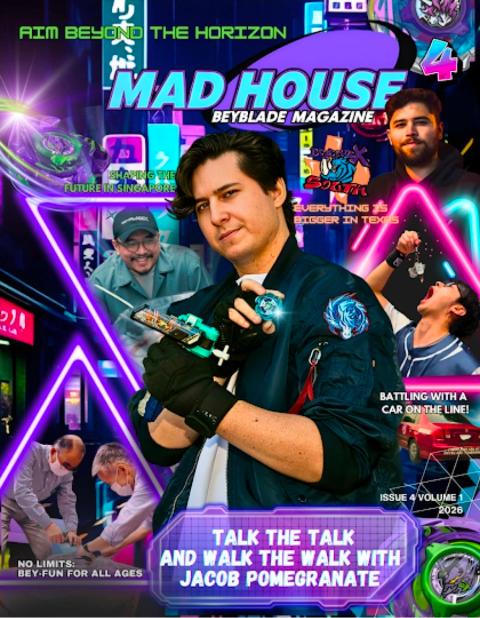 PRINT - Issue 4 Mad House Beyblade Magazine 2026