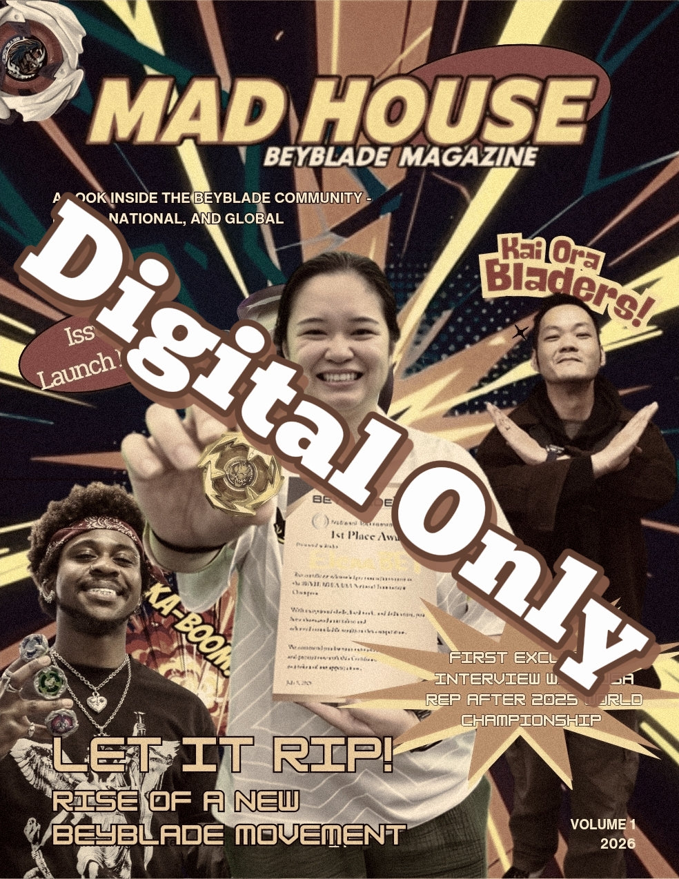 DIGITAL ONLY - Issue #1 Mad House Beyblade Magazine 2026