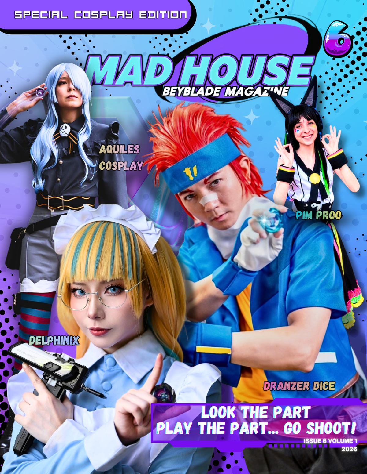 PRINT - Issue #6 Mad House Beyblade Magazine 2026