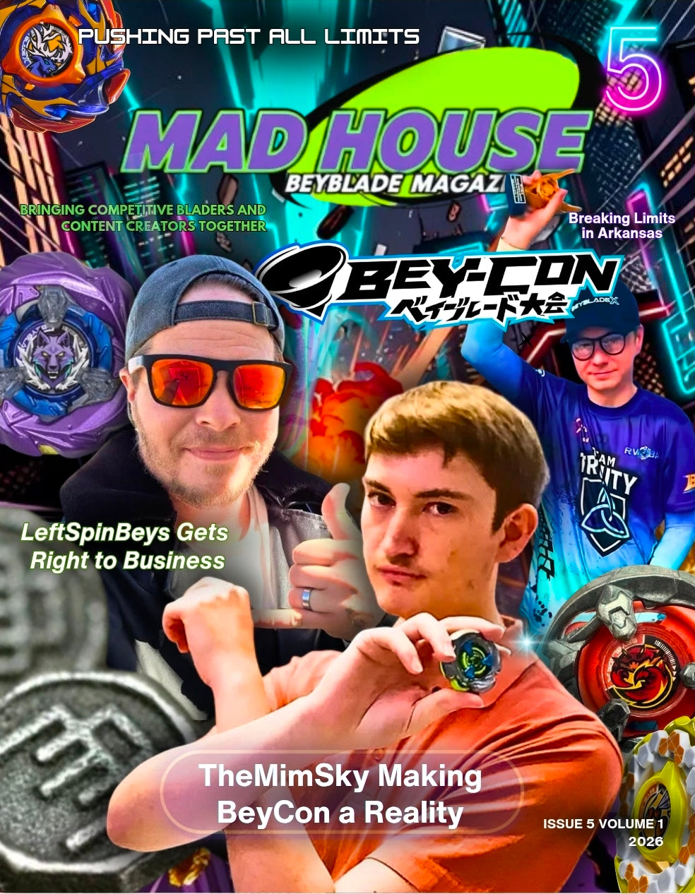 PRINT - Issue #5 Mad House Beyblade Magazine 2026