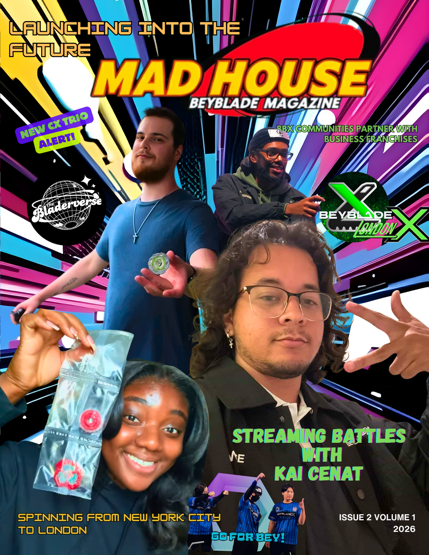 PRINT - Issue #2 Mad House Beyblade Magazine 2026